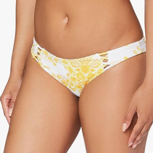 Brand New Seafolly Women's Sunflower High Cut Reversible Bikini Bottoms - Picture 5 of 16